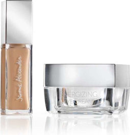 Tight, Lift & Cover Undereye Solution by Jerome Alexander – Medium – 2-delige set met met concealer en oogcrème – Dag- en nachtverzorging anti-aging, hydraterend en verhelderend