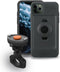 Tigra FitClic Neo Motorcycle Kit Telefoonhouder Motor Fietsstuur Bevestiging Apart hoesje Apple iPhone 11 Pro Zwart