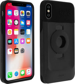 Tigra Hoesje geschikt voor Apple iPhone XS Max Telefoonhoesje Hardcase | Tigra FitClic Neo Case Backcover Shockproof | Schokbestendig iPhone XS Max Telefoonhoesje | Anti Shock Proof - Zwart