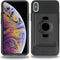 Tigra Hoesje geschikt voor Apple iPhone XS Max Telefoonhoesje Hardcase | Tigra FitClic Neo Case Backcover Shockproof | Schokbestendig iPhone XS Max Telefoonhoesje | Anti Shock Proof - Zwart