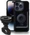 Tigra Telefoonhouder Motor Fietsstuur Bevestiging | Tigra FitClic Neo Motorcycle Kit Apart hoesje Apple iPhone 14 Pro Zwart