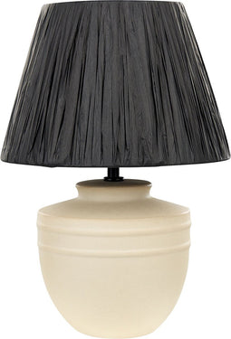 TIGRE - Tafelllamp - Beige/Zwart - Keramiek