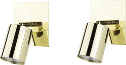 TIGRIS - Wandlamp set van 2 - Goud - Metaal