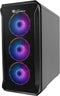 Genesis NPC-1559 - Micro ATX Midtower Case - 4x 120mm ARGB ventilatoren - Zwart
