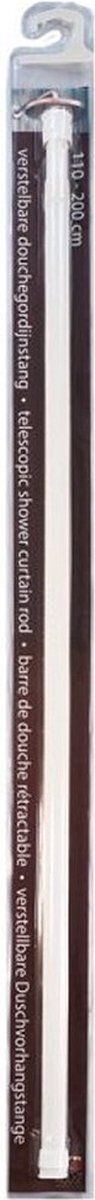 Dutch House Verstelbare Douchestang 110-200 cm Wit