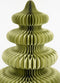 House of Seasons Decoratie Kerstboom - Papier - H212 x Ø148 cm - Groen