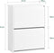 SoBuy FSR165-K-W - Schoenenkast - 2 Flappen - Wit