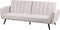 VIMMERBY - Slaapbank - Beige - Polyester
