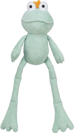 Trixie Kikker Koning - Pluche Hondenspeeltje 42 cm - Perfect voor knuffelen en spelen