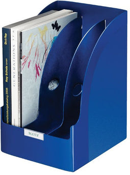 Tijdschriftcassette Leitz Plus jumbo blauw | 3 stuks