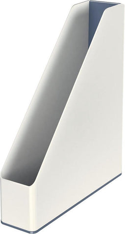 Tijdschriftcassette Leitz WOW wit/grijs | 4 stuks