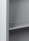 Tijdschriftenkast 195x100x42cm met onderkast Antraciet