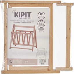 Tijdschriftenrek Bruin Hout 30 x 37,5 x 36,5 cm (12 Stuks)