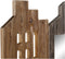 Tijdschriftenrek DKD Home Decor Wit Bruin Metaal Paulownia hout (57 x 10 x 40 cm)