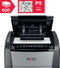 Rexel Optimum AutoFeed+ 600M Fluisterstille Papierversnipperaar P-5 Micro voor Kantoor - Invoer tot 600 Vellen - Zwart