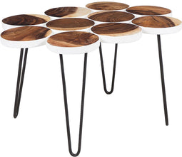 TIJUANA - Bijzettafel - Lichte houtkleur - Suarhout