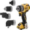DeWalt DCD703L2T-QW - Boormachine 12V - 4 verwisselbare koppen - 57Nm koppel