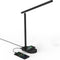 TIKKENS Bureaulamp led Dimbaar - Draadloze Oplader & USB Opladen - Wireless Charger - Zwart