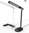 TIKKENS Bureaulamp led Dimbaar - Draadloze Oplader & USB Opladen - Wireless Charger - Wit