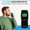 TIKKENS® Digitale Alcoholtester - Geschikt voor Frankrijk, Nederland, België, ... - Alcoholtest - USB Oplaadbaar - Blaastest Alcohol - 10 Extra Mondstukjes - Zwart