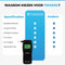 TIKKENS® Digitale Alcoholtester - Geschikt voor Frankrijk, Nederland, België, ... - Alcoholtest - USB Oplaadbaar - Blaastest Alcohol - 10 Extra Mondstukjes - Zwart