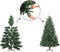 vidaXL - Kunstkerstboom - half - met - sneeuw - smal - 120 - cm