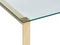 TILON - Salontafel - Goud - Veiligheidsglas