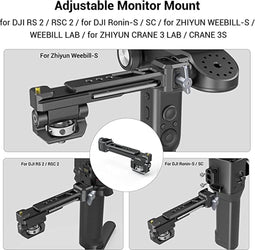 Tilt Monitor Mount voor DJI Ronin-S / Ronin-SC / Zhiyun Crane 3/3S/2S en WEEBILL Lab / WEEBILL-S - 2386