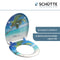 SCHÜTTE WC-Bril 82363 CARRIBEAN - Duroplast - Soft Close - Afklikbaar - RVS-Scharnieren - Decor - 3-zijdige Print