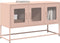 vidaXL - Tv-meubel - 100,5x39x60,5 - cm - koudgewalst - staal - roze