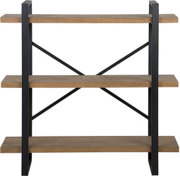 TIMBER - Boekenkast - Donkere houtkleur - MDF