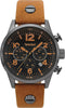 Timberland Jenness 15376JSU/02 - Horloge - Leer - Bruin - 44mm