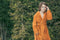Timboo Badjas kind Inca Rust 8/10 jaar - Bamboe - Extra zacht - Kinderbadjas -