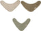 Timboo Bandana slabben 36x20cm set van 3 - Extra zacht - Jungle Green/Whisper Green/Feather Grey