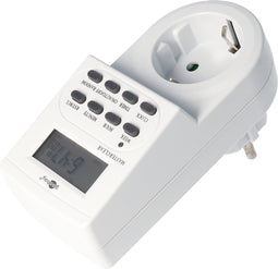 Timer 24 uur digitaal met handmatige instelling