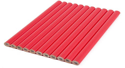 Timmermanspotloden / bouwpotloden 12 stuks - Aftekenwerk - klussen / bouw - Grafiet grijs