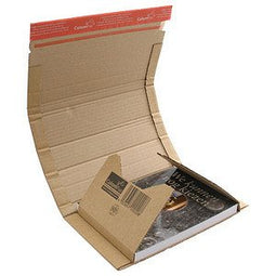 Timmers - Boekverpakking C4 328x255x35/80mm varierend hoogte per stuk | 25 stuks