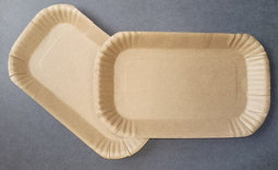 Timmers - kartonnen schaal 23x15x2cm P181 bruin vetwerend 100 stuks