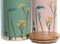 Tin DKD Home Decor 11,5 x 11,5 x 17,5 cm Gebloemd Roze Groen Bamboe Keramiek Shabby Chic (2 Stuks)