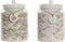 Tin DKD Home Decor 15 x 15 x 21 cm Dolomite Traditioneel (2 Stuks)