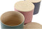 Tin DKD Home Decor Bamboe 2,6 L 18 x 18 x 16 cm (3 Stuks)