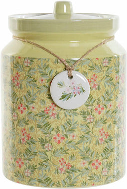 Tin DKD Home Decor Blommor 15,5 x 15,5 x 21 cm (2 Stuks)