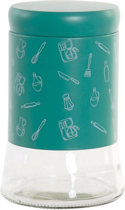 Tin DKD Home Decor Groen 11 x 11 x 18 cm