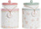 Tin DKD Home Decor Roze Groen Dolomite Vichy (2,3 L) (2 Stuks)