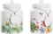 Tin DKD Home Decor Tuin Multicolour Tropisch 15 x 15 x 21 cm (2 Stuks)