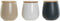 Tin DKD Home Decor Wit Beige Donker grijs 10 x 10 x 13 cm (3 Stuks)