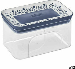 Tin Stefanplast Hermetisch 10,3 x 8 x 15,5 cm Blauw Plastic 700 ml (12 Stuks)