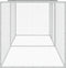 vidaXL - Kippenhok - met - dak - 203x98x90 - cm - gegalvaniseerd - staal - lichtgrijs