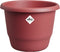 Elho Amiga Rond 30 - Bloempot voor Binnen & Buiten - 100% Gerecycled Plastic - Ø 29.5 x H 20.2 cm - Theater rood