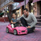 Step2 Whisper Ride Cruiser Loopwagen in Roze - Duwauto / Loopauto met duwstang - Voor kinderen vanaf 1,5 jaar